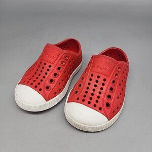 Toddlers Native Water Shoes Red Size 4 Slip On